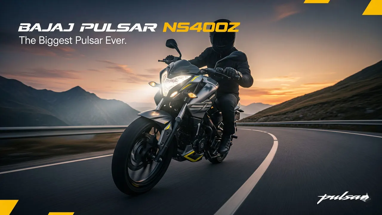 Bajaj Pulsar 400 image created by gemini