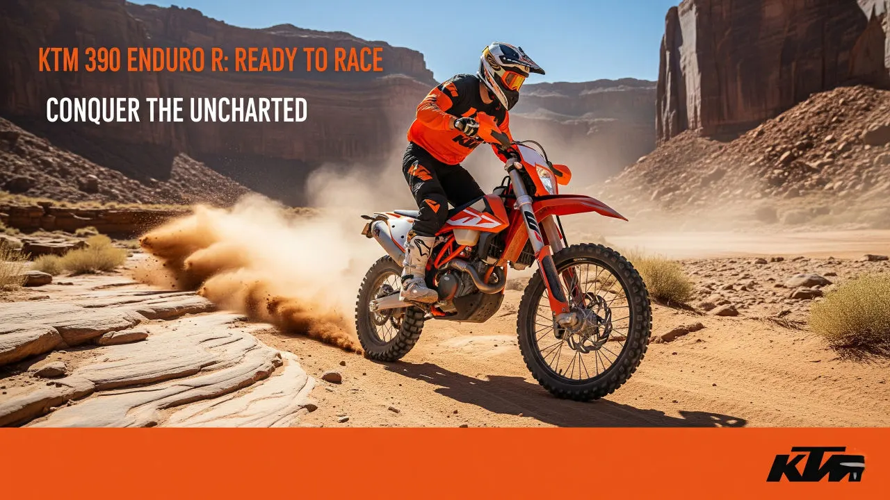 KTM 390 Enduro R image created by gemini