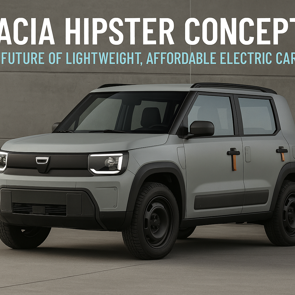 Dacia Hipster Concept Revealed – A Glimpse Into the Future of Ultra-Light, Affordable Electric Cars