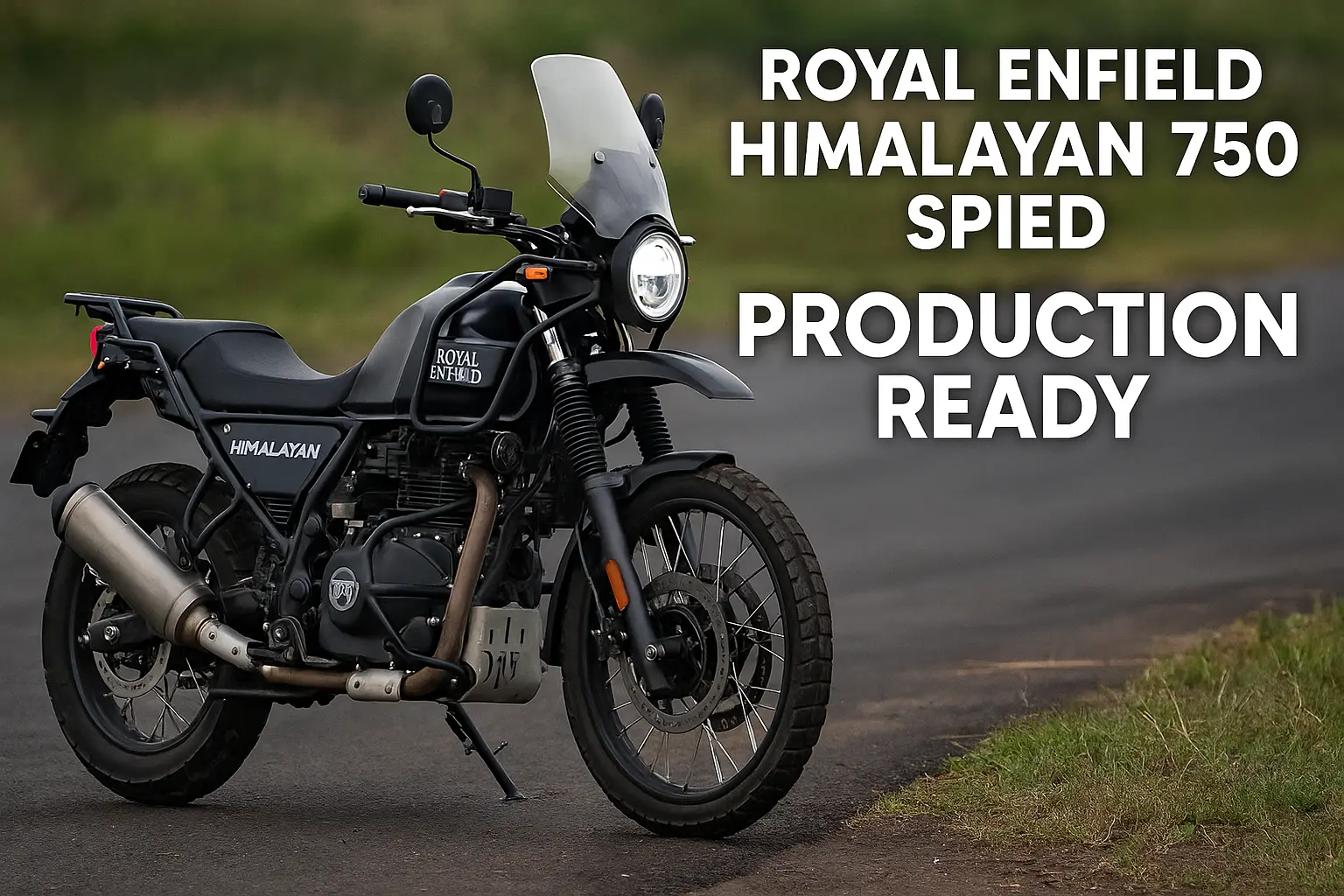 Royal Enfield Himalayan 750 Spied Testing – Looks Production-Ready Ahead of Global Debut