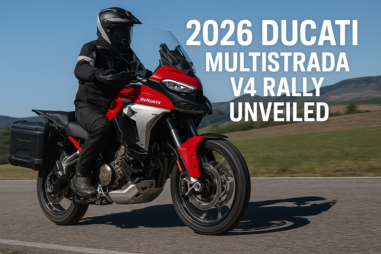 2026 Ducati Multistrada V4 Rally Unveiled – The Ultimate Adventure Machine Just Got Smarter