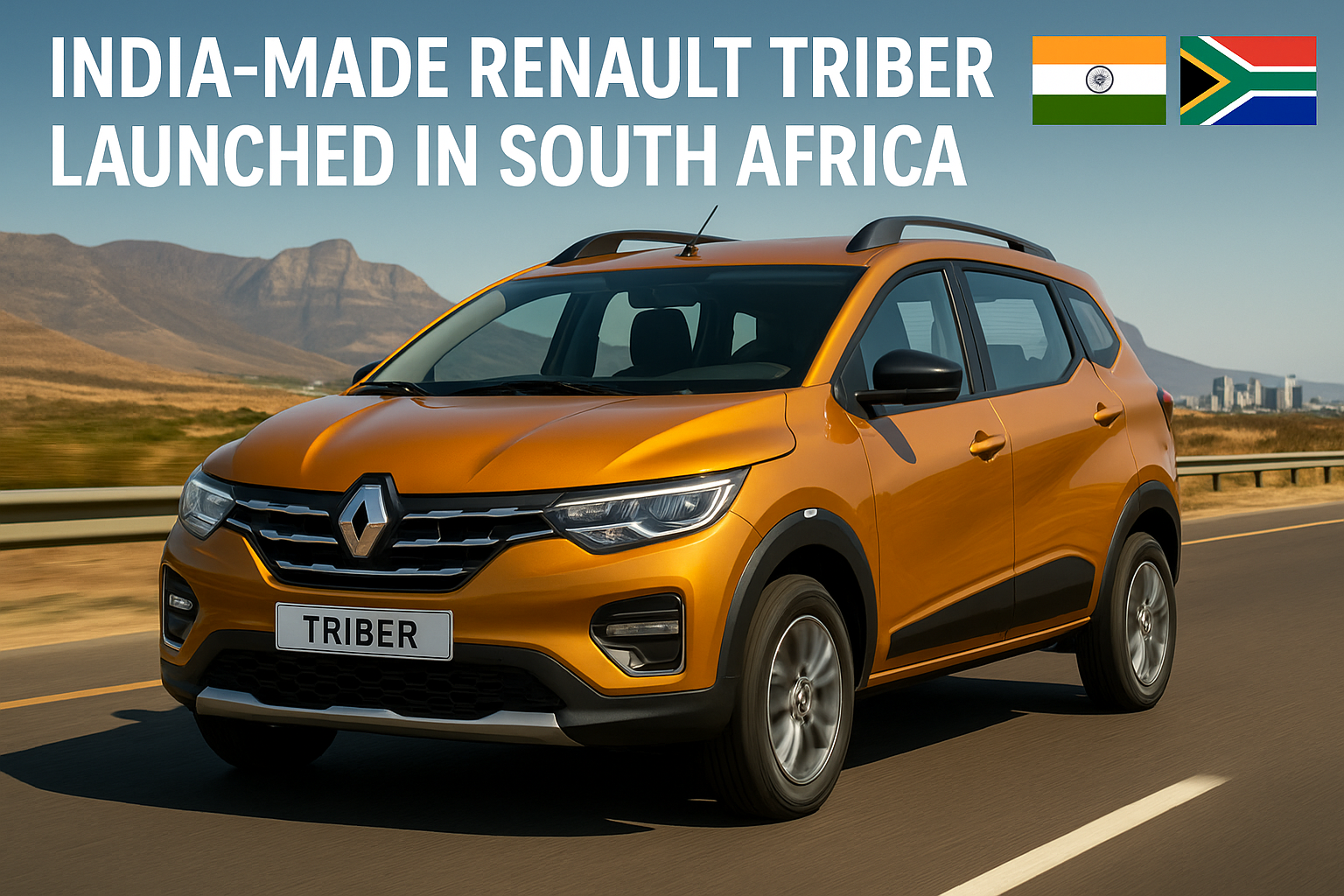India-Made Renault Triber Facelift Launched in South Africa: Prices, Features, and Key Details