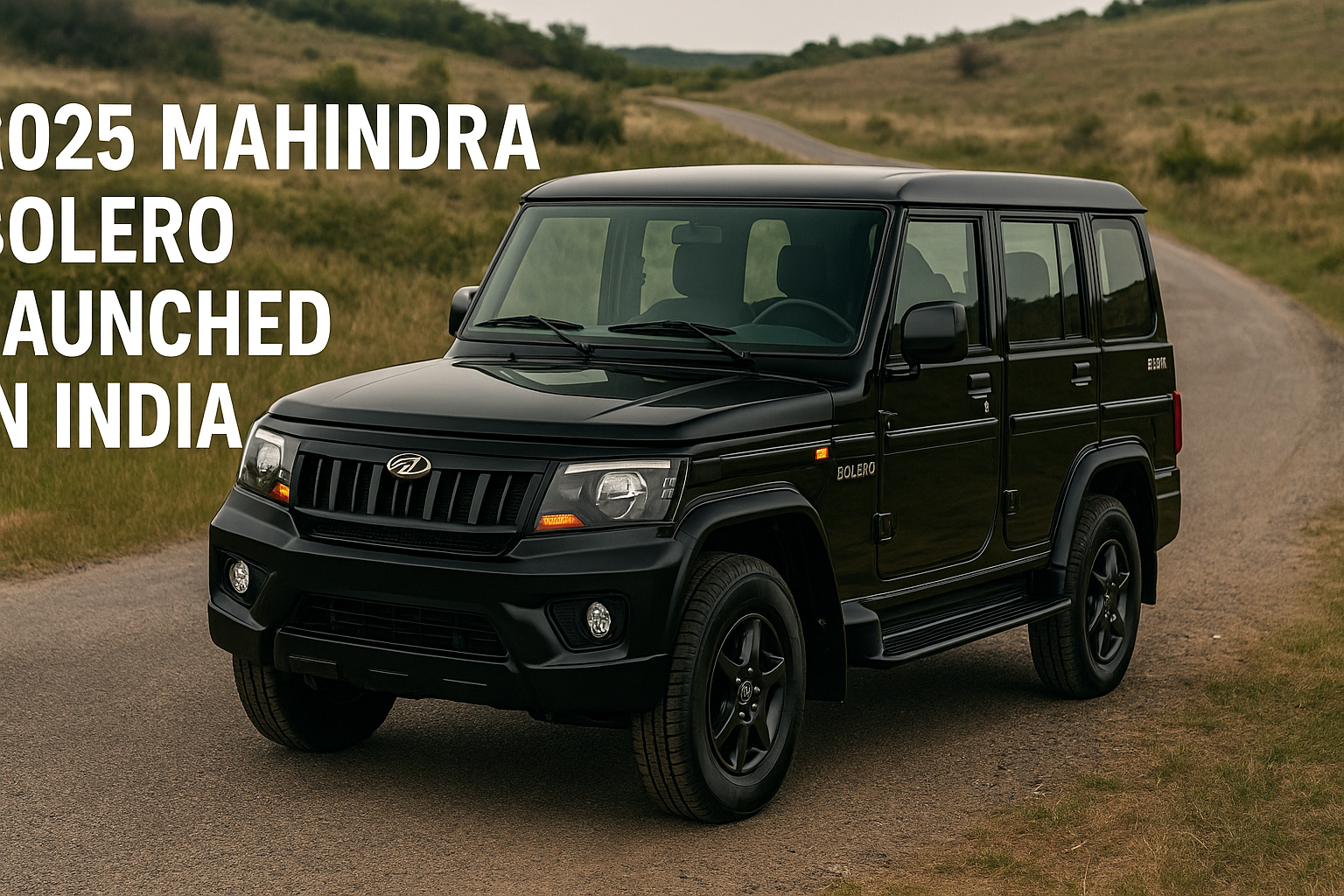 2025 Mahindra Bolero Launched in India — Variants, Features, and Price Breakdown