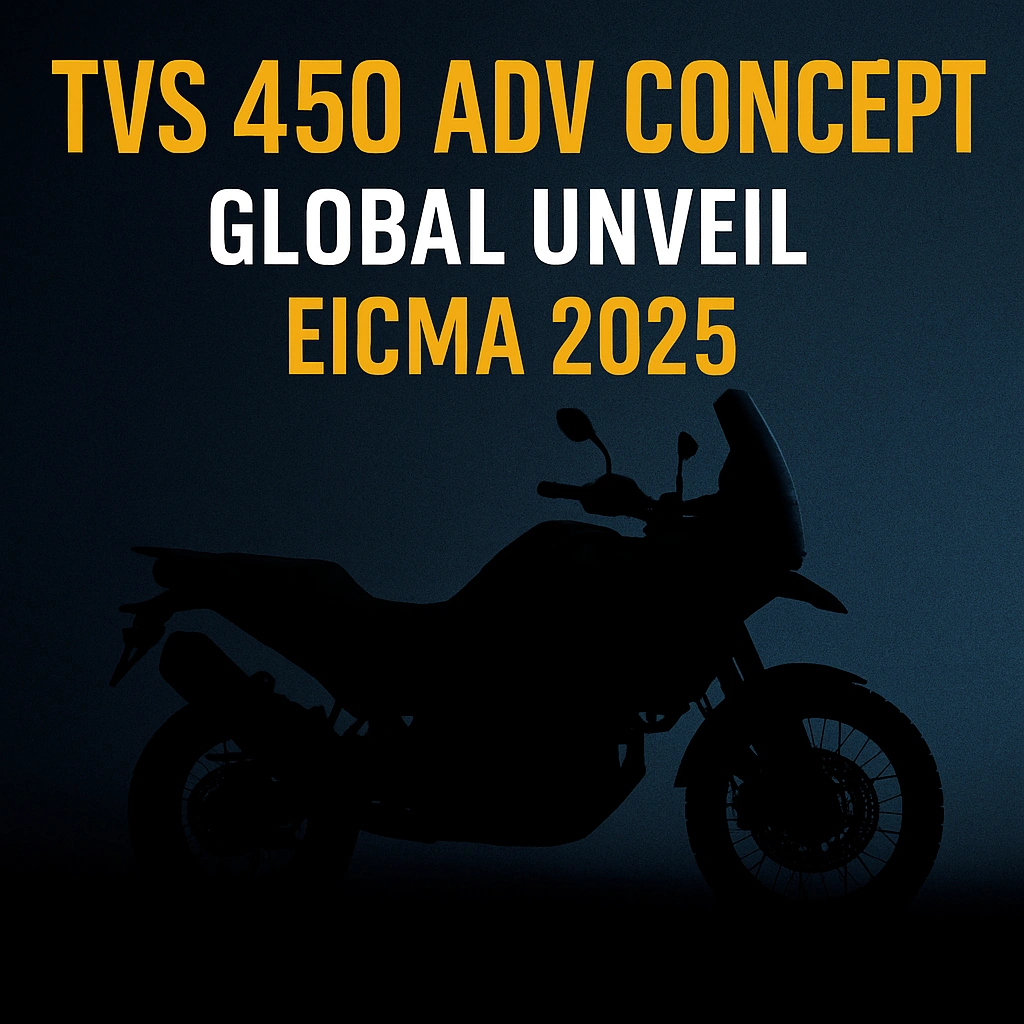 TVS Teases New Motorcycle for EICMA 2025 — Is It a 450cc ADV Concept or Something Else?