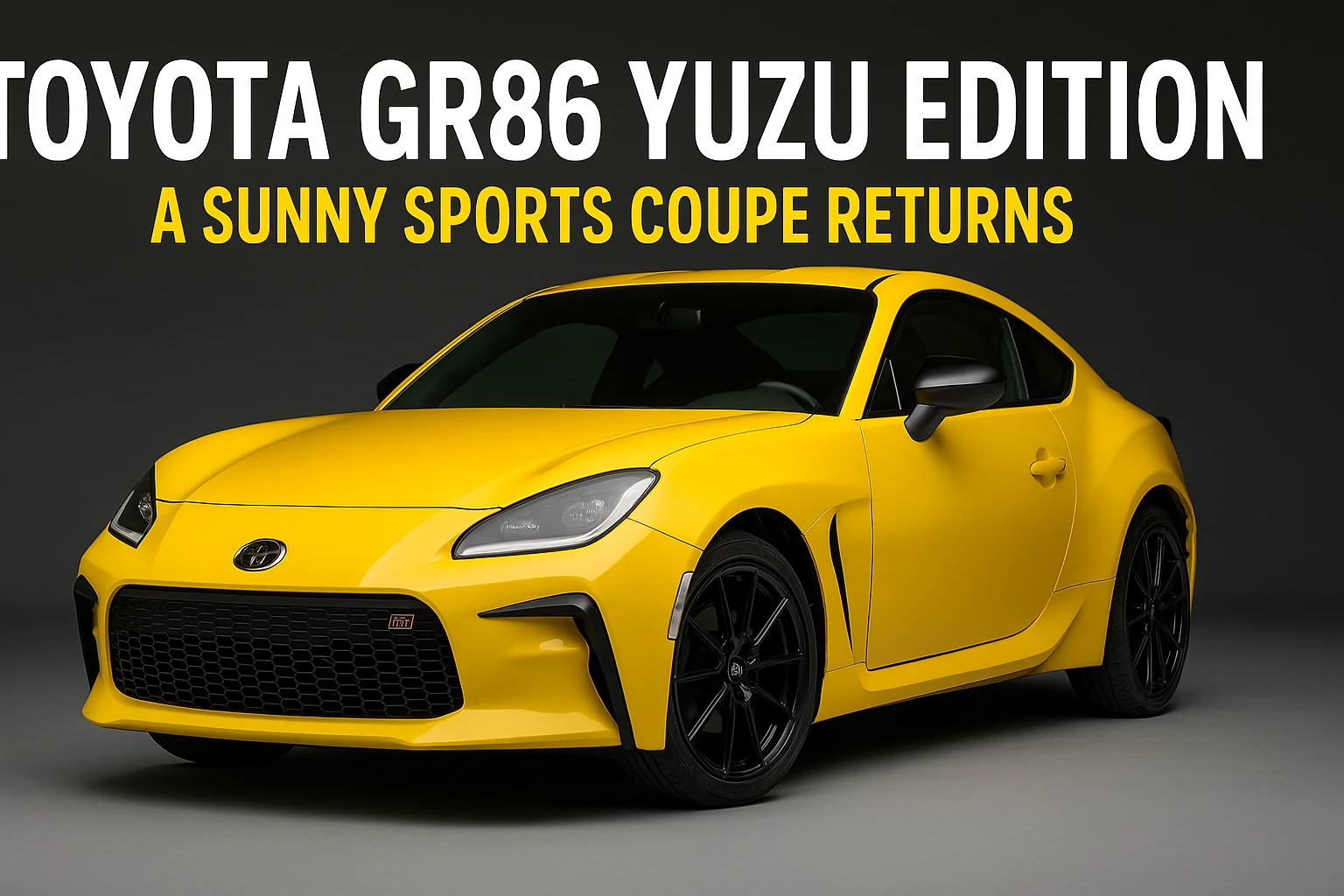 2025 Toyota GR86 Yuzu Edition Review: A Sunny Twist on a Modern Classic