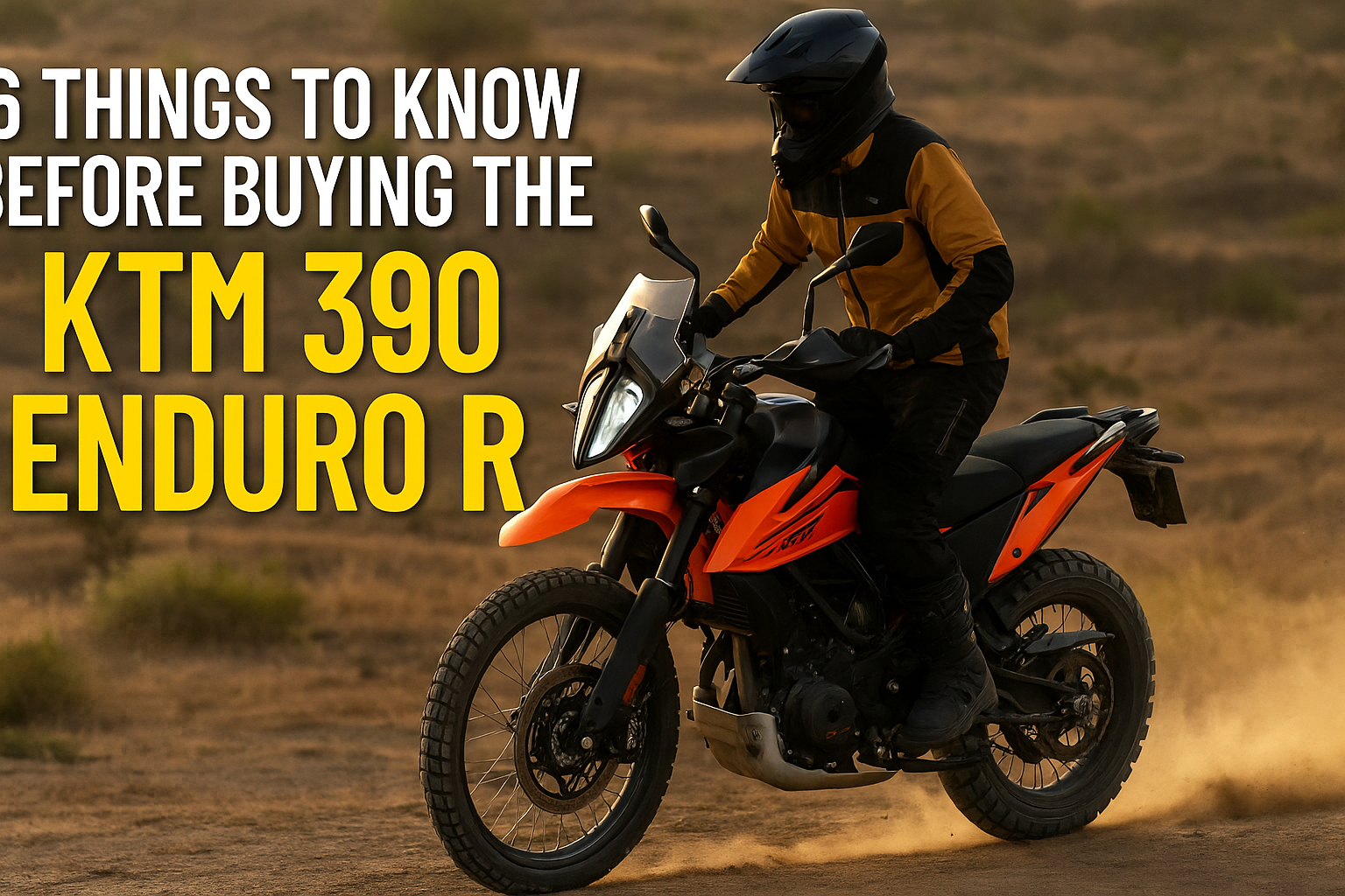 6 Things to Know Before Buying the KTM 390 Enduro R