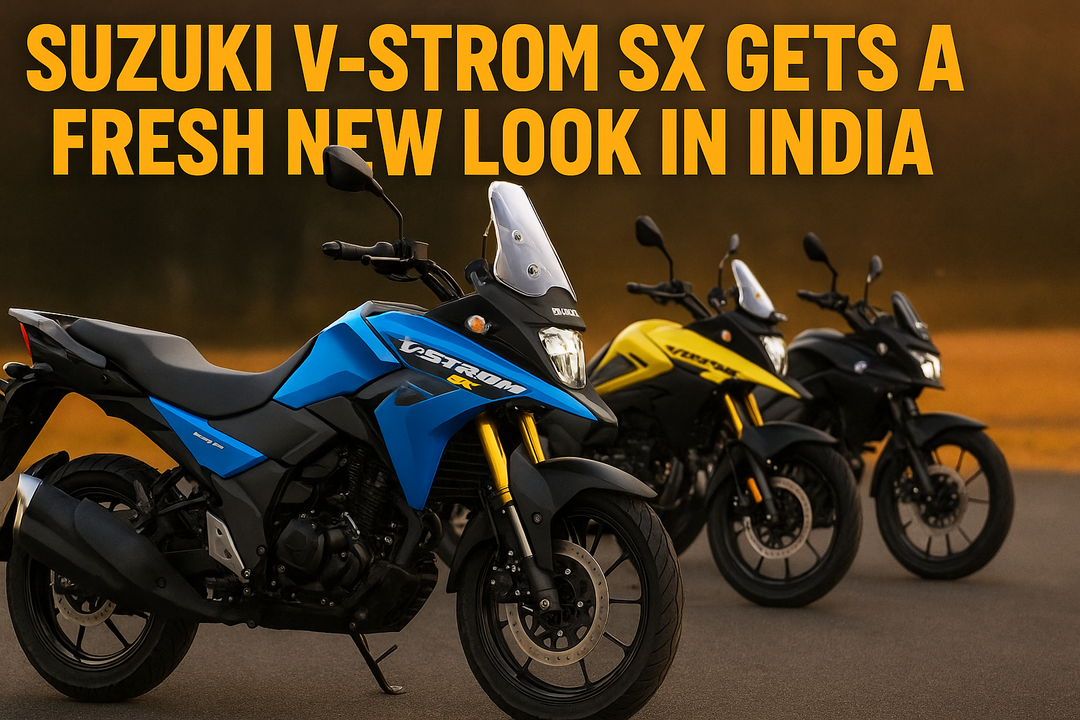 Suzuki V-STROM SX Gets a Fresh New Look in India