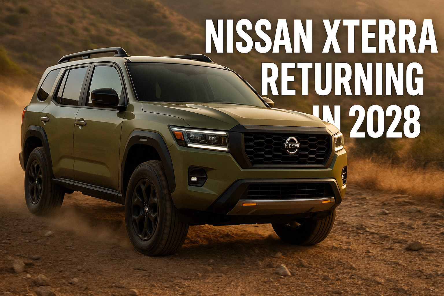 Nissan Confirms Xterra Returning in 2028, Cancels Plans for U.S. EV 