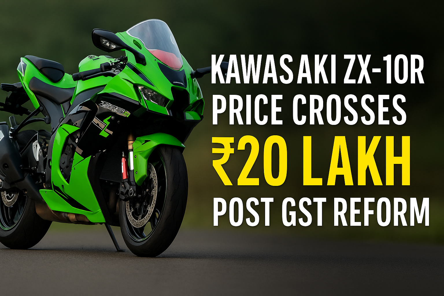 Kawasaki Traction Control (KTRC) with multiple levels