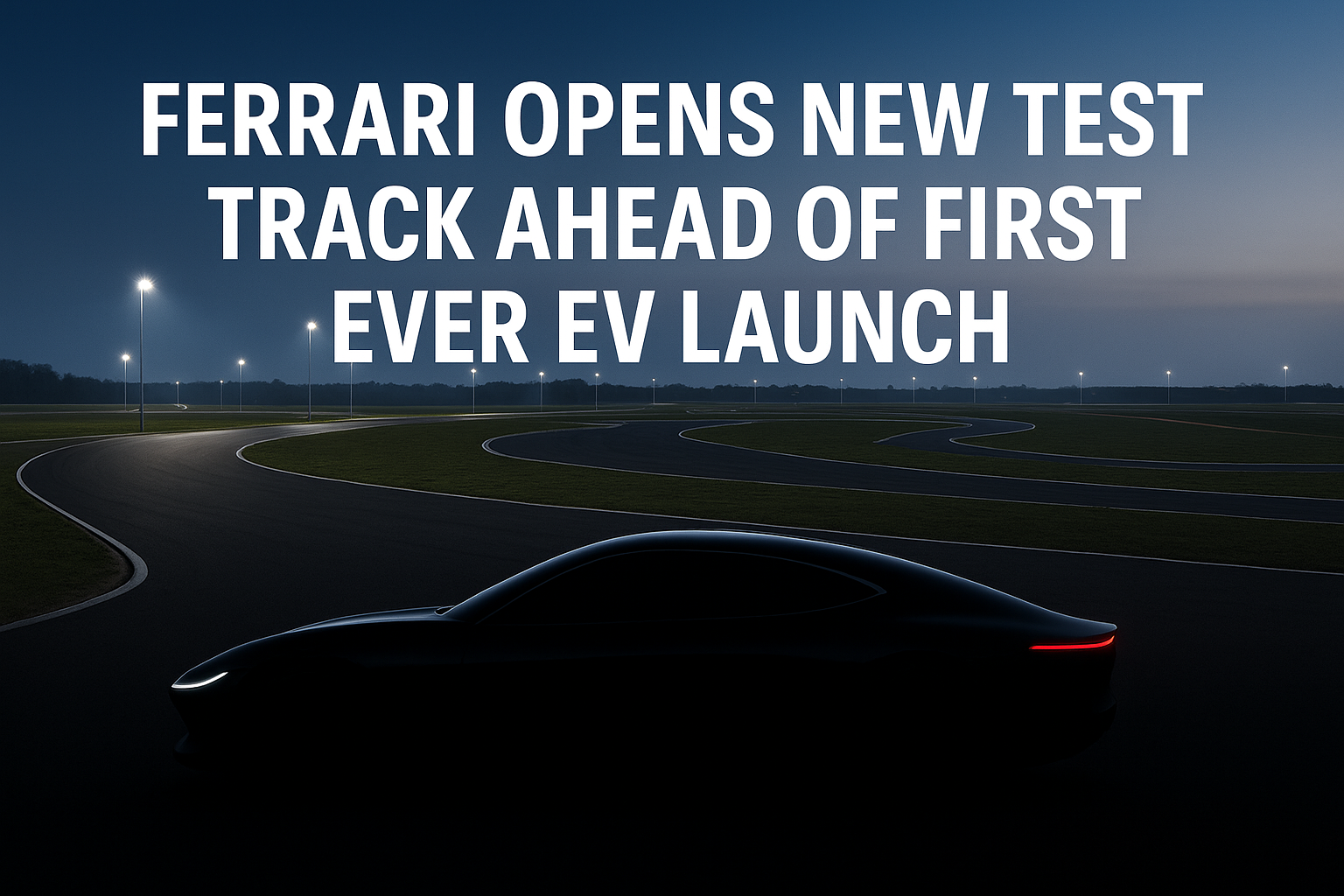 Ferrari Opens New e-Vortex Test Track Ahead of First-Ever Electric Vehicle Launch