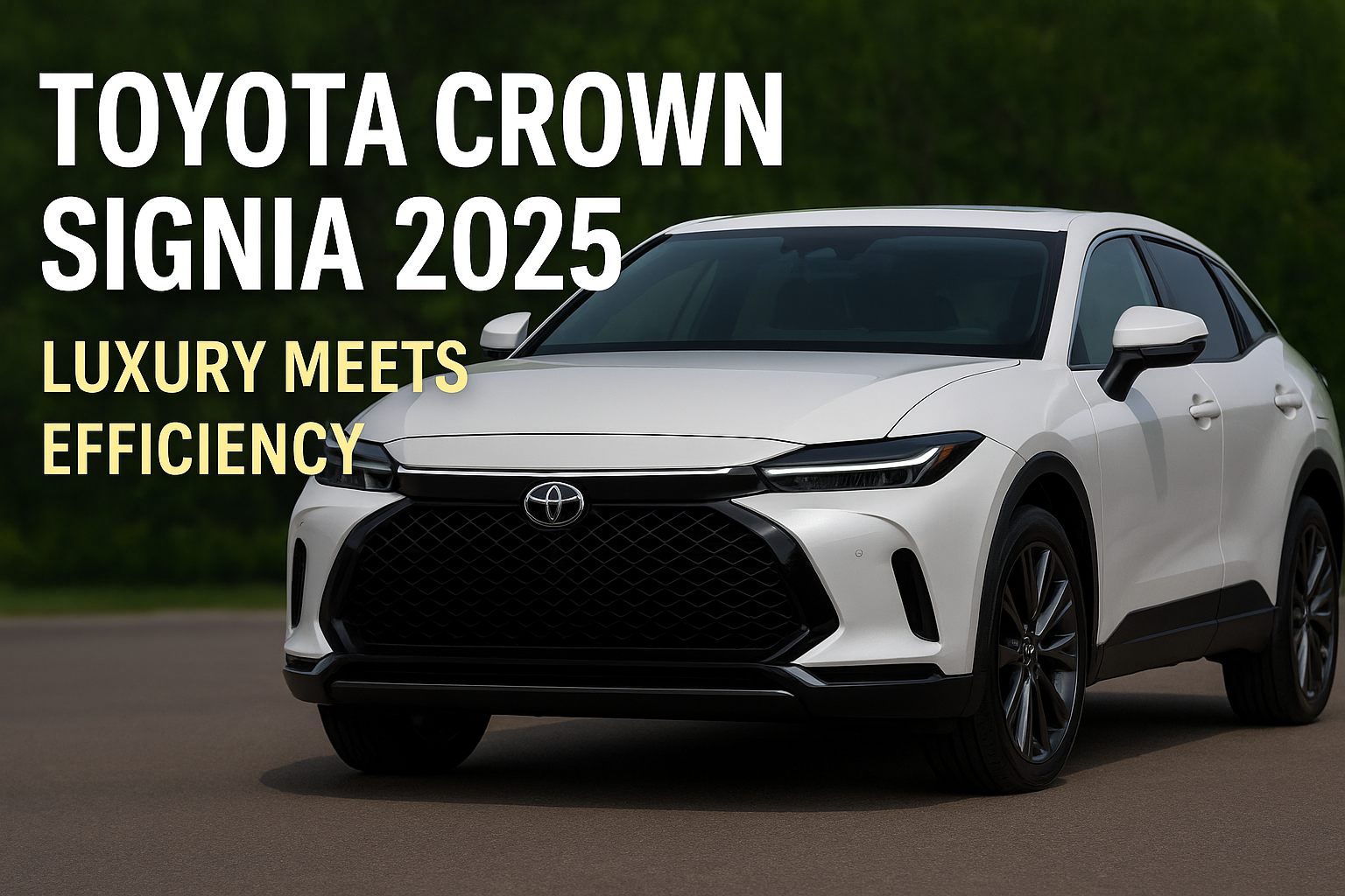 Toyota Crown Signia 2025 – The Luxury Hybrid SUV That Won’t Break the Bank