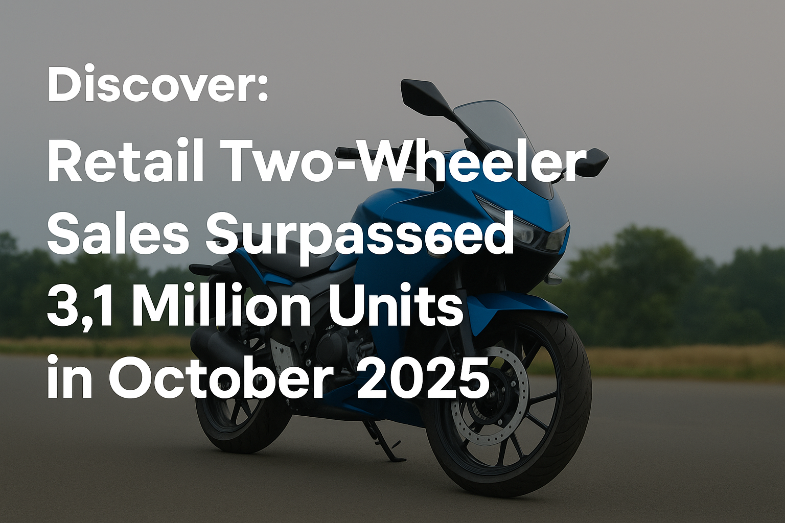 Two-Wheeler Retail Sales Cross 31 Lakh